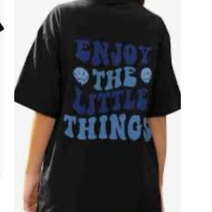 Unisex adult T-shirt Shirt with Blue Print